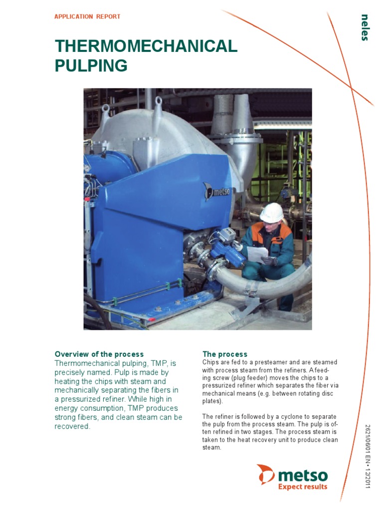 Thermo Mechanical Pulping Process – XVHQ
