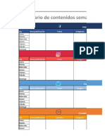 Plantilla Calendario de Contenidos