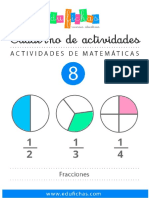 Cuadernos gratis de fracciones y matemáticas