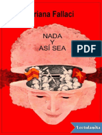 Nada y Asi Sea - Oriana Fallaci PDF