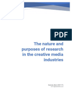 The Nature and Purposes of Research