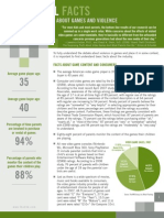 ESA ESSENTIAL FACTSABOUT GAMES AND Violence 2008