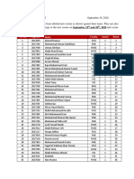 Room Allotment List of Batch 27, and 28 (2017 and 2018) PDF