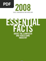 Download ESSENTIAL FACTS ABOUT THE COMPUTER AND VIDEO GAME INDUSTRY 2008 SALES DEMOGRAPHIC AND USAGE DATA by digitalbridgemedia SN4786879 doc pdf