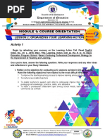 FORMAT MODULE 1 Lesson 2 ORGANIZING YOUR LEARNING ACTION CELL LAC Act.1 3 EDITHA SAN PEDRO