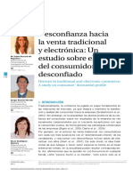 Desconfianza Hacia La Venta Tradicional y Electrónica Un Estudio Sobre El Perfil Del Consumidor Desconfiado