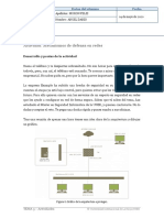 Actividad Mecanismos de Defensa en Redes