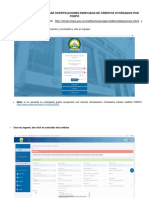 Paso A Paso para Descargar Certificaciones Derivadas de Créditos Otorgados Por FORPO