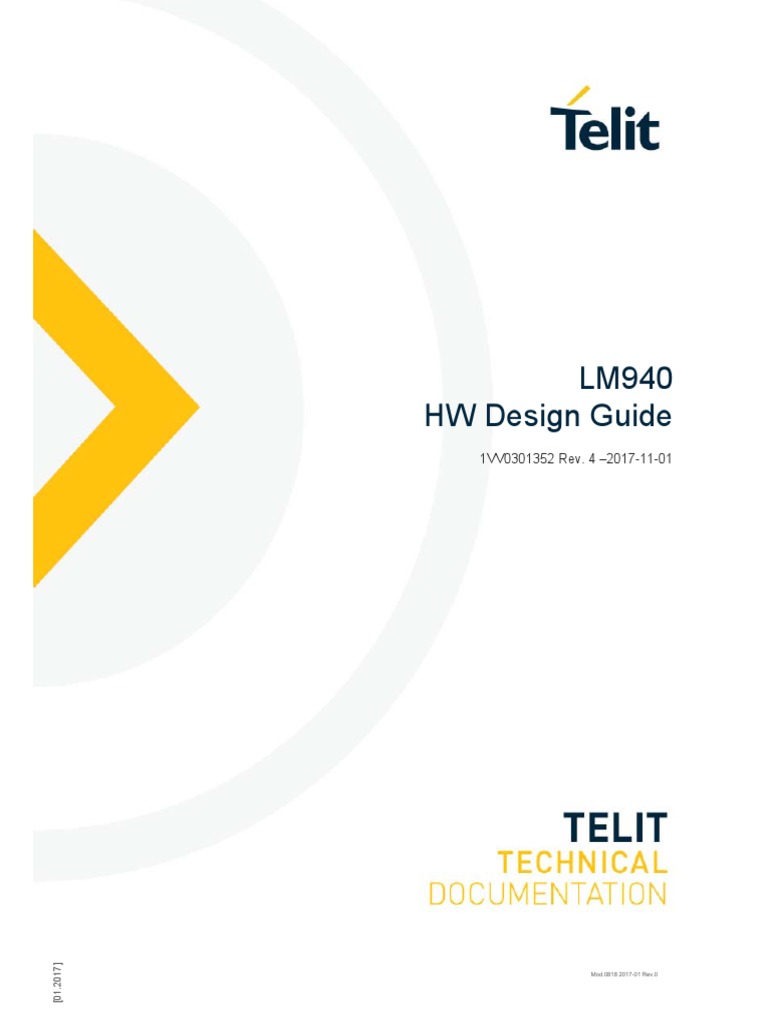 Telit lm940 Hardware User Guide r4 | PDF | License | Power Supply