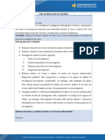 Actividad - Informe de Lectura y Análisis de Textos Y-O Recursos Audiovisuales. Avance de Investigación.