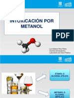 INTOXICACIÓN POR METANOL: SÍNTOMAS, MECANISMO Y TRATAMIENTO