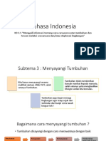 Bahasa Indonesia: Menyayangi Tumbuhan (Senin, 5 OKtober 2020)