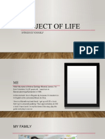 Project of Life: Introduce Yourself