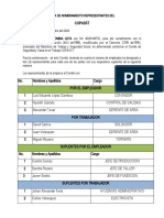 Acta de Nombramiento Representantes Del Copasst