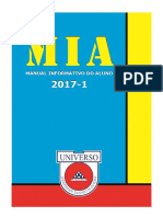 MIA - Manual Informativo Do Aluno - Universo