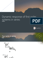 Dynamic Response of First Order Systems in Series