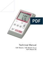 Technical Manual: TOF-Watch, TOF-Watch S TOF-Watch SX