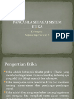 Pancasila Sebagai Sistem Etika