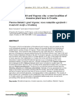 Planina Matokit I Grad Vrgorac Novo Nalazi Te Ugro Enih I Invazivnih Svojti U Hrvatskoj HR