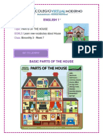 English 1°: Basic Parts of The House