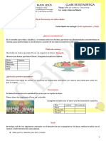 Qué Es Estadísticas, Tabla de Conteo y Frecuencia. 22 de Septiembre