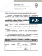 Nota Informativa Nº 45 CEREST Monitoramento Da Colinesterase Nos Agentes de PDF