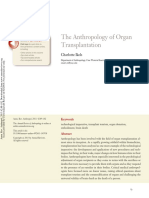 Antropología Del Transplante de Órganos