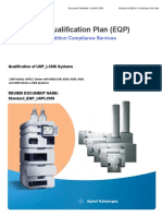 Equipment Qualification Plan (EQP) : Agilent Enterprise Edition Compliance Services