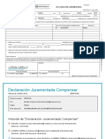 Declaración Juramentada Compensar - Firmado