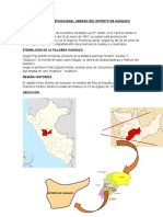 Diagnostico Situacional Urbano Del Distrito de Huánuco111