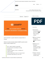 Solucionar Error - Apache Shutdown Unexpectedly en Xampp - Huberto Bueno