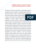 Aumento de La Sensibilidad Del Detector de Ionización de Llama