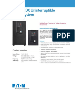 E Series DX Uninterruptible Power System: Product Brochure