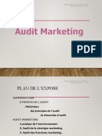 Cours AUDIT MARKETING