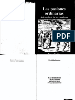 Pasiones Ordinarias - Le Breton PDF