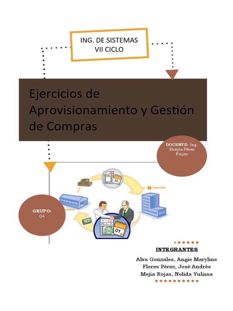 Ejercicios de Gestión de Compras y Aprovisionamiento | PDF | Obtención ...
