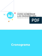 CRONOGRAMA - Como Gobernar Las Ciudades