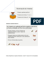 Factorización de Trinomios PDF