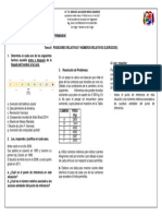 6° Aritmética P3. Semana 9. Posiciones Relativas y Números Relativos (Ejercicios)