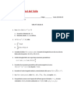 Taller #1 Cálculo III PDF