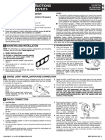 Installation Instructions Mechanical Gauges/Kits