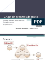 Grupos de Procesos de Inicio PMBOK