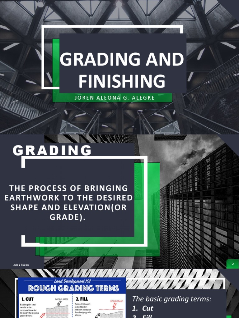 Grading and Finishing Techniques | PDF