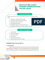 Kegiatan Belajar 4:: Pemerintahan Dalam Islam