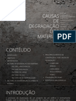 Degradação de Materiais