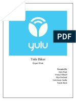 Yulu Bikes Project Work: Company Overview, Business Model & Value Proposition