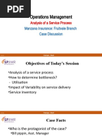 Operations Management: Analysis of A Service Process