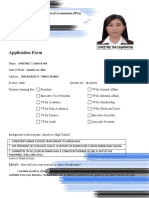 Application Form: Junior Philippine Institute of Accountants (JPIA) Universidad de Manila