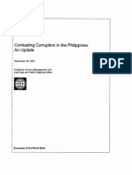 Combating Corruption in The Philippines: An Update: Report No.: 23687-PH