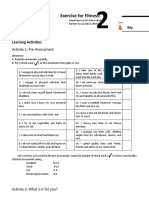 Importance of an Active Lifestyle"TITLE"Exercise for Fitness: Benefits and Barriers" TITLE"PE1: Active Lifestyle and Physical Fitness"TITLE"My Learning Episode on Exercise and Health